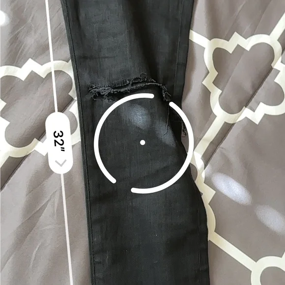 💯Auth Saint Laurent NWT Style: D01 W/SK-LW Black Denim Jeans